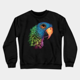 Blur Crowned Conure Gift for Parrot owners Crewneck Sweatshirt